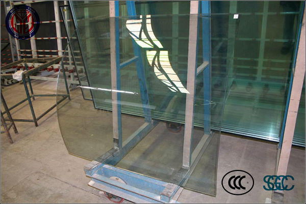 bend /curved tempered glass for curtain wall,curved tempered glass sheet price