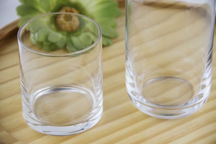 Mouth Blown Bedside Glass Water Carafe/Glass Water Jug Set.