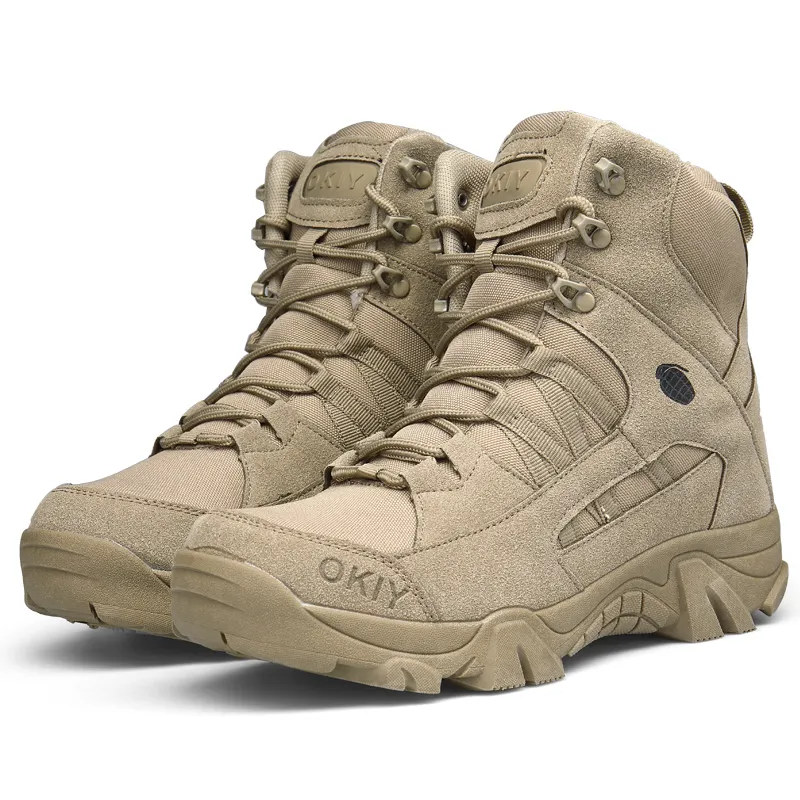 wholesale desert lace up army commando boots
