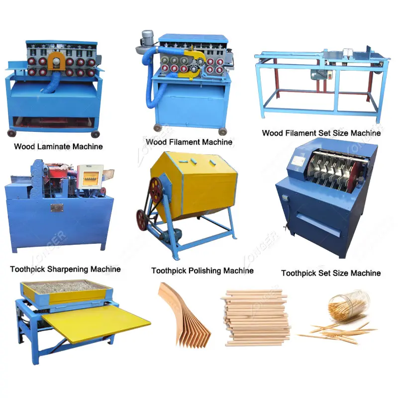 WoodenToothpick Production Line| Wooden Toothpick Making Machines