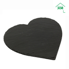 Food safe Dia 30cm 25cm 20cm wedding heart slate stone food cake dinner plate