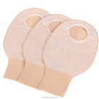 Two piece colostomy bag open bag(15-60mm) clamp closure