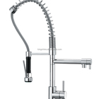 LEAD FREE pull out single handle pre-rinse faucet spring loaded kitchen faucet CUPC commercial faucet mixer sink taps