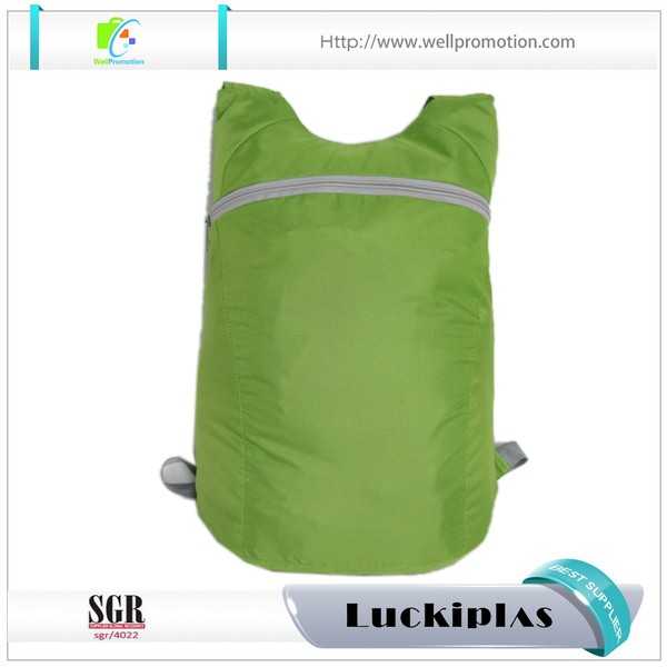 Sac à dos pliable en nylon imperméable léger, sac à dos pliable en nylon imperméable