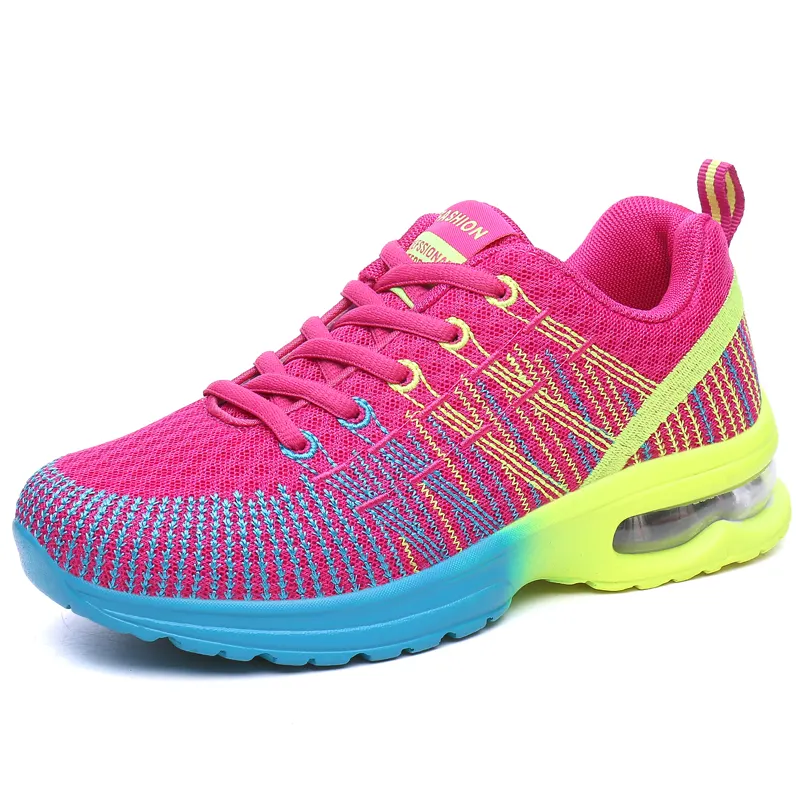 hot sale colorful women sport athletic shoes and sneakers