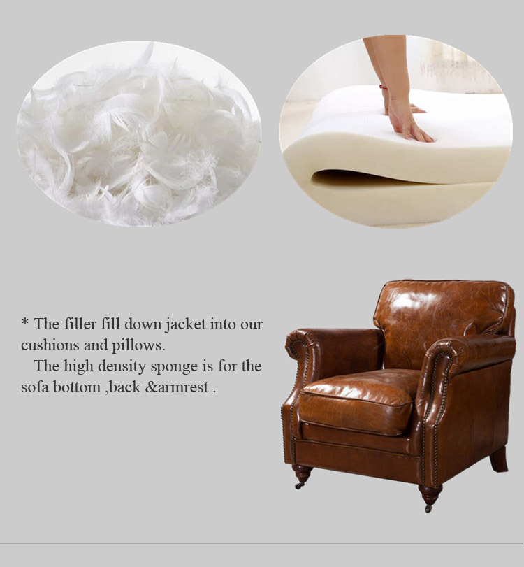 customized hotel sofa top grain leather chesterfield sofa set luxury living room sofa button tufted leather vintage green