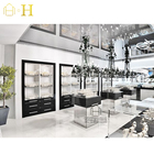 Retail wood wall recessed jewelry cabinet for jewellery showrooms counter