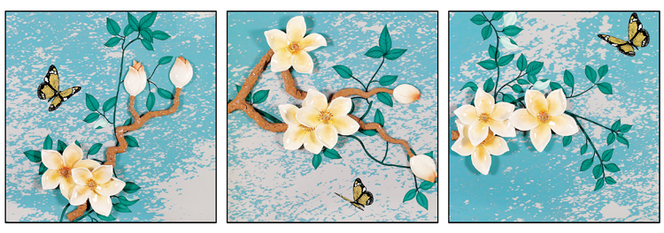3D Handpainted Home Decoration Wall Paper Art 3D Wall Paper