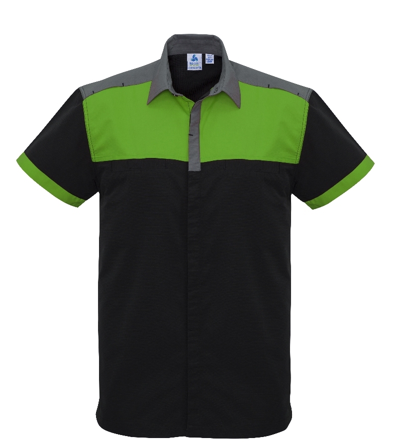 Dress uniform shirt with custom logo long sleeve mens work shirts casual work clothes