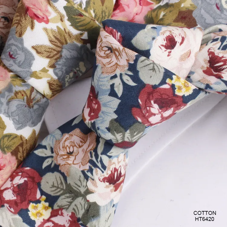 Cheap Outland Floral Cotton Ties neck ties for men