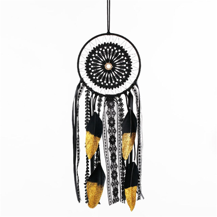 wholesale 100% handmade colorful rainbow dream catcher light  macrame dreamcatcher