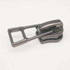 High quality size 8 zipper slider auto lock slider of long puller for plastic zipper