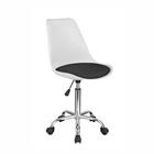 Modern plastic dining chair bar stool& counter stool with wooden legs for restaurant