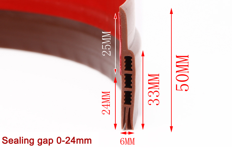 3M adhesive tape silicone door weather stripping window door bottom seal