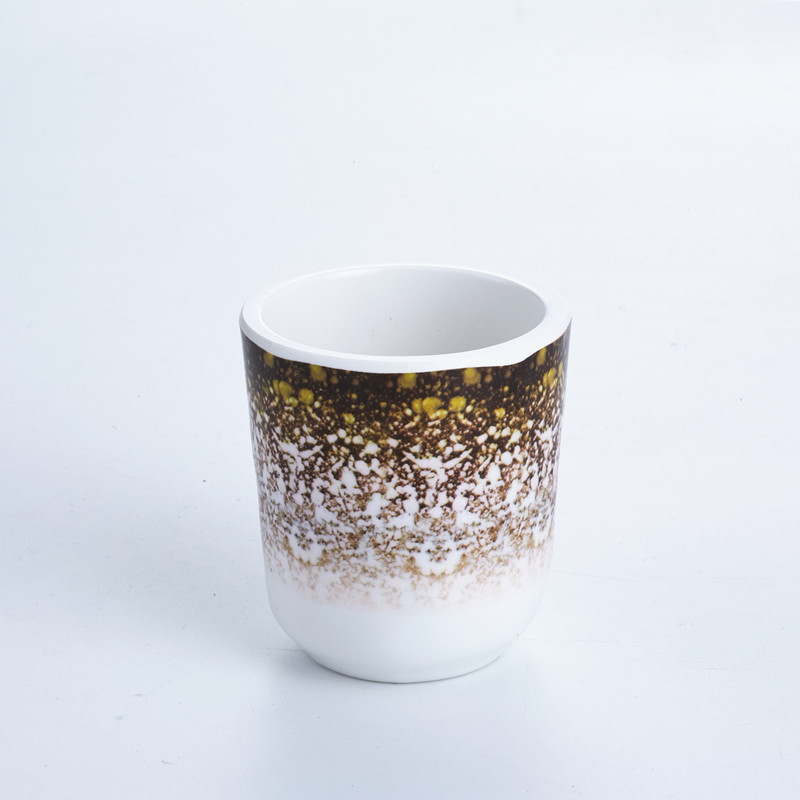 Wholesale plastic reusable Japanese custom sake cups melamine cup