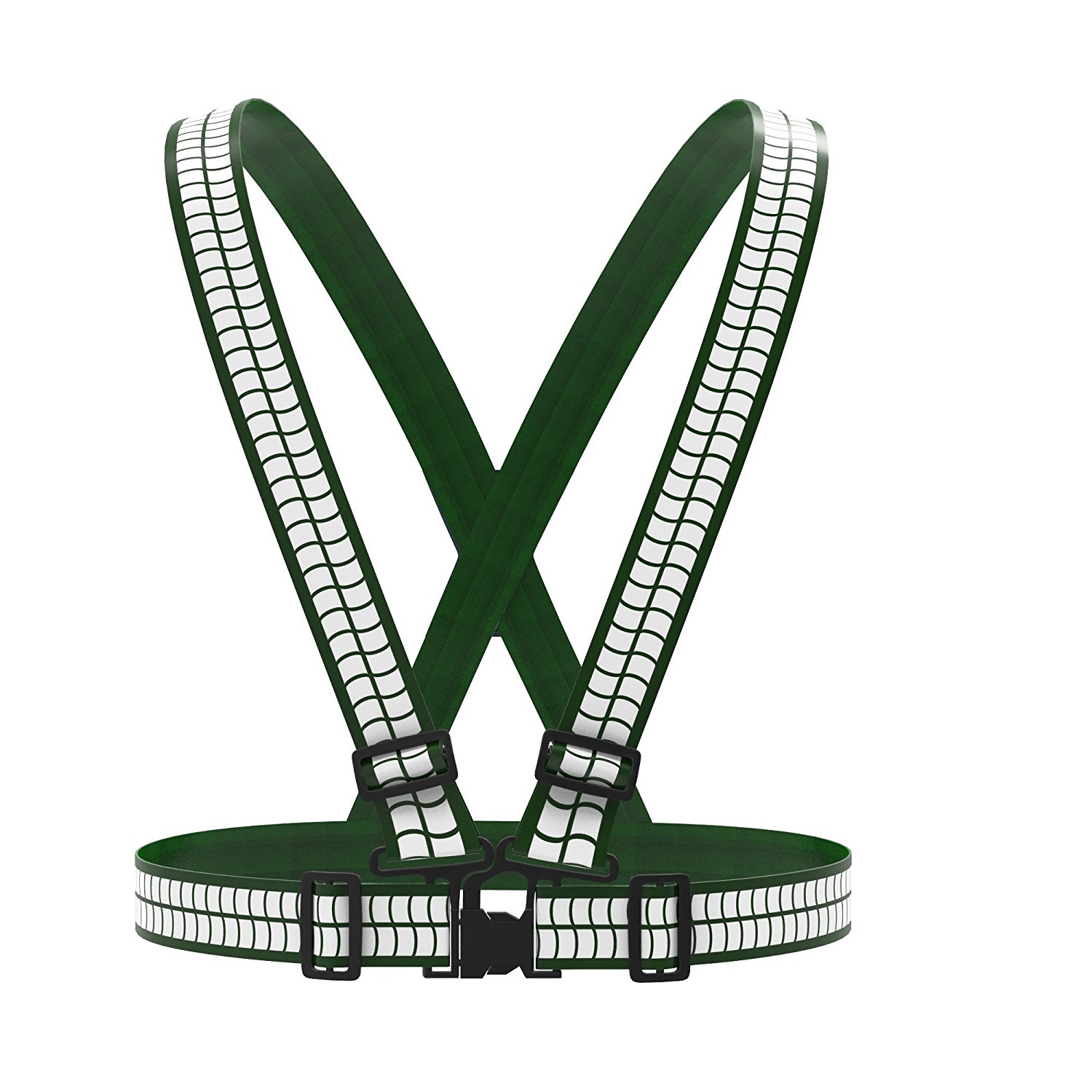 High Visibility Reflective Vest NEW Premium Design Outdoor Jogging Vest Reflective Safety Belt Elastic Running Belt