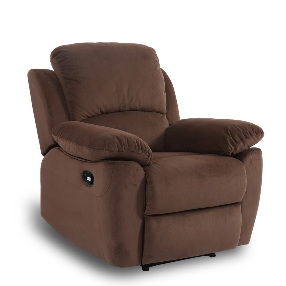2018 Hot Sale Factory price New Style Modern fashionable  Fabric Recliner Sofa Chairs with Footrest