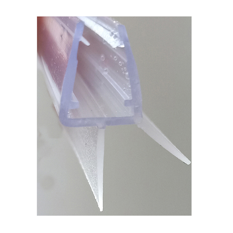 Used shower door bottom rubber seal strip and leak proof PVC seal