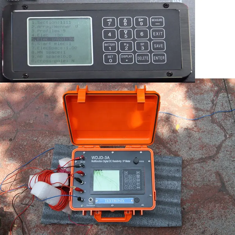 Electrical Resistivity Tomography (ERT) Equipment for Groundwater Exploration Wenner Four-Electrode Resistivity Meter