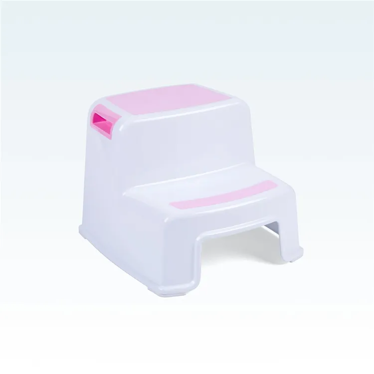 High quality plastic pink custom color square stool stool chair step ladder plastic toilet stool children