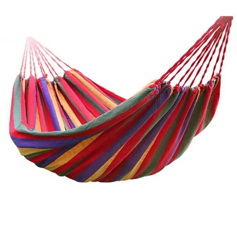 Oempromo portable double outdoor camping nylon hammock