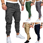 2019 casual wholesale custom track jogging pants cotton sportswear Slim Fit gym mens jogger pants sweatpants