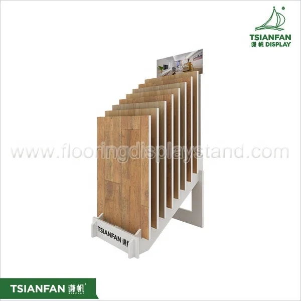 WD3002- Wood Flooring Tile Display Stand Floor Display Stands for Tiles