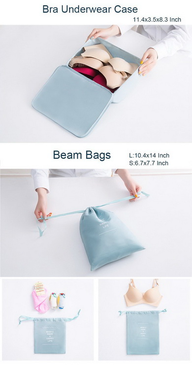 Nouveau style organisateurs de voyage pliables emballage cubes pour valises en gros