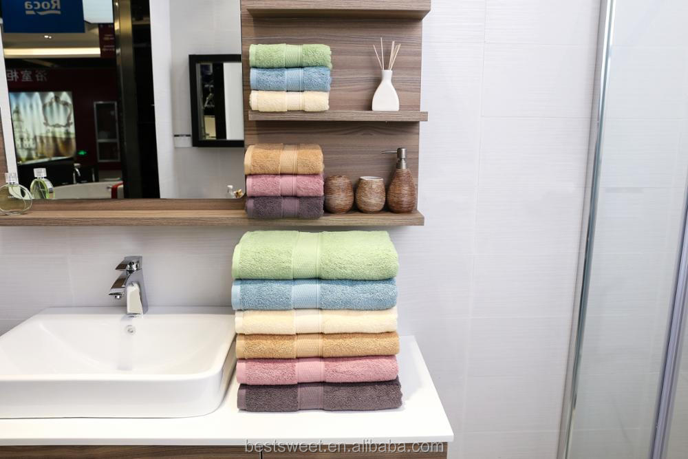 OEM design colorful cotton wholesale bath towels size 30*30cm 40*75cm 80*140cm hotel towel set