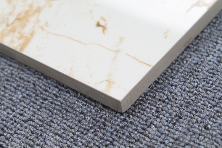 2018 Hot China Tiles Price In Karachi Fully Polished Glazed Copy Mable Calacatta Gold Porcelain Floor Tile For House