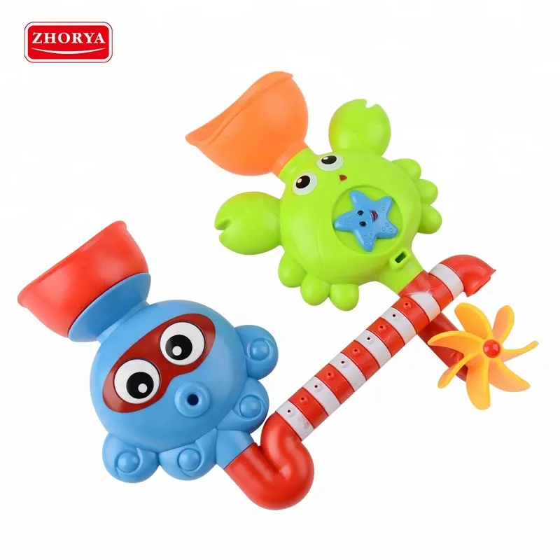 Octopus powerful suction cup pipe leaks crabs bath toys baby for shower