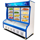 Commercial freezer vegetable fresh keep showcase display fruit supermarket refrigerator