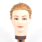 Wholesale Synthetic Hair mannequin heads with hair for braiding training head mannequin
