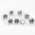 1000pcs/pack 1mm 2mm 3mm CZ Stone White Round Cubic Zirconia for Jewelry