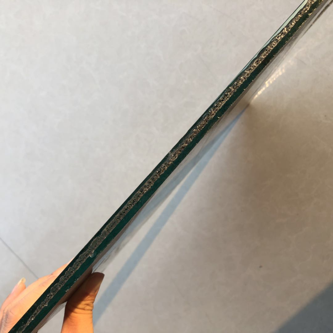Decorative Silk fabric Tempered laminated glass for room dividers