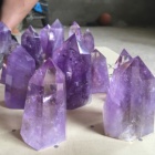 High Quality Natural Crystal Amethyst Point Clear Quartz Tower Wholesale