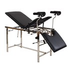 Stainless steel hospital gynecology examination couch delivery bed table