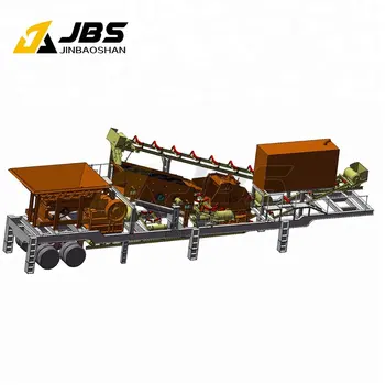 Mobile Mounted Movable Jaw Crusher Plant with CE certificate