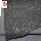 Custom Black Lace Bonded Leather Fabric High Elasticity For Boots Bags