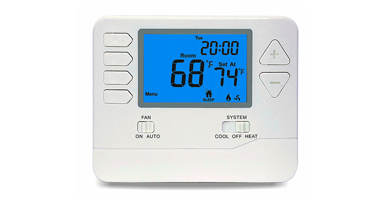 24V Manual HVAC System And Parts LCD Air Conditioner Controller