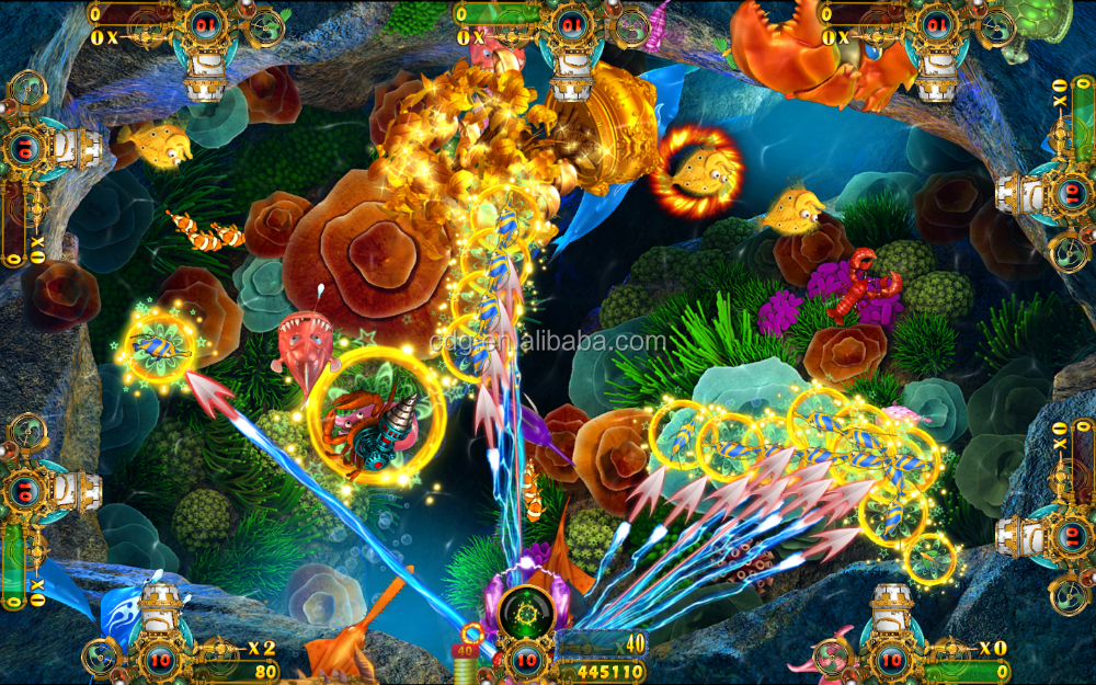 Ocean King 3 Monster Revenge - 8-Player Fish Game Table