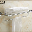 19220 wall mounted modern brass chrome plated towel rack