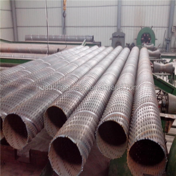 galvanized deep well screen pipe / bridge slot screen