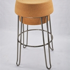 Premium cork stool cork chair wooden bar stool stainless steel stool with iron frame