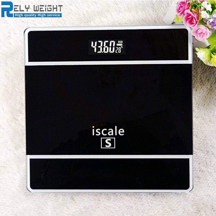 Hotel Supplies 180kg/396lbs Wholesale Electric LCD Display Body Weight Digital Bathroom Scale