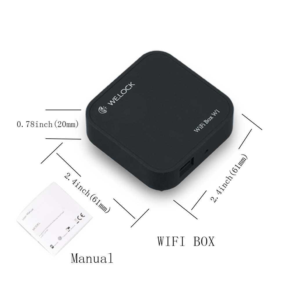 WE.LOCK WiFi Box Unlock by Remote Unlocking, WiFi Connection