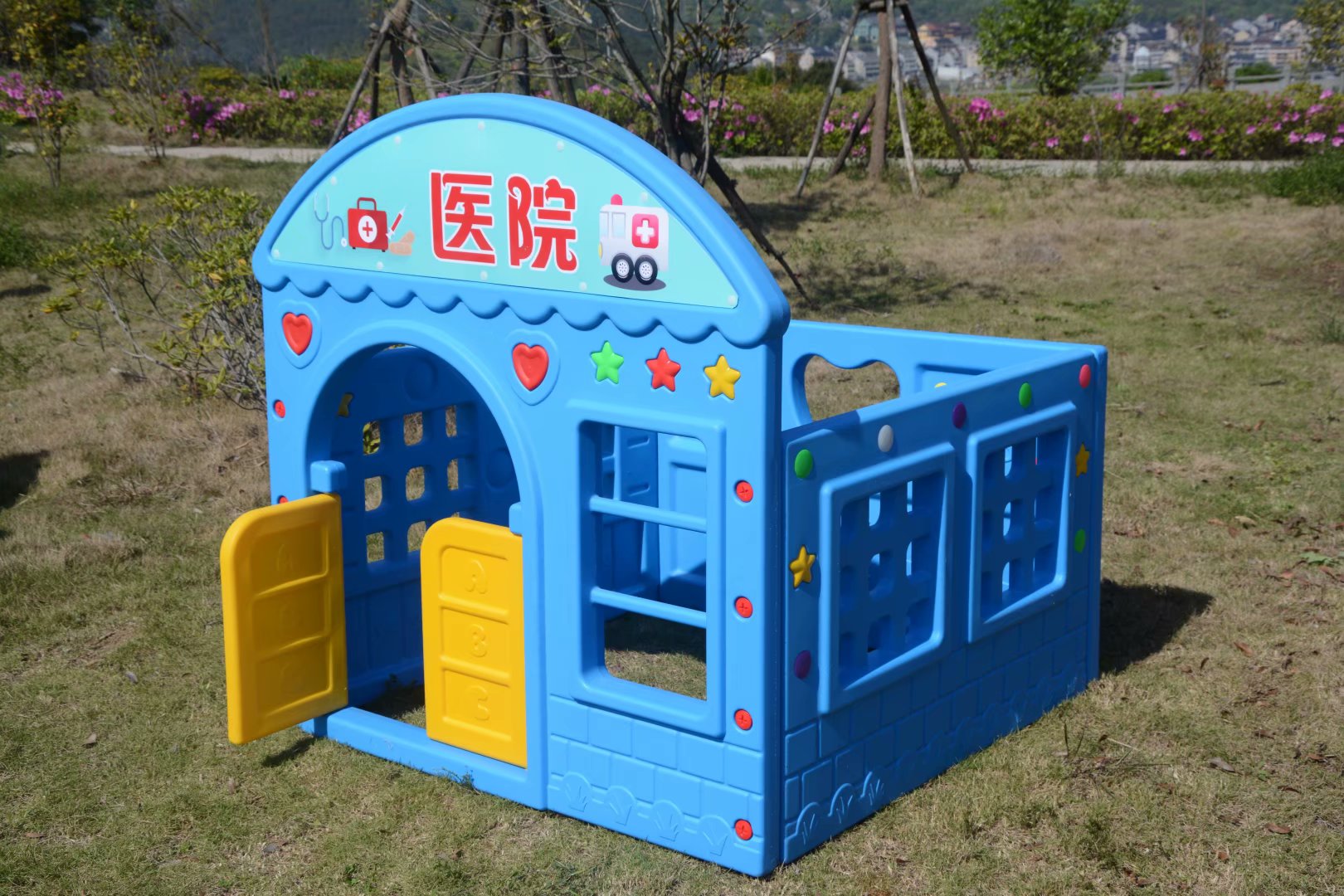 Modern Fashion Children Outdoor Colorful kids Plastic PlayHouse for outdoor