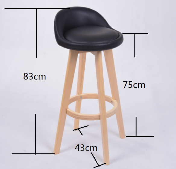 China Factory High Quality Bar Chair, Hot selling PU Swivel Barstool