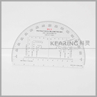 Accurate 6" RA Mils Map Reading Military Protractor#KMP-1