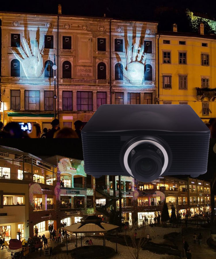 laser projector3d imaging projector long distance outdoor projector professional big cinema projector